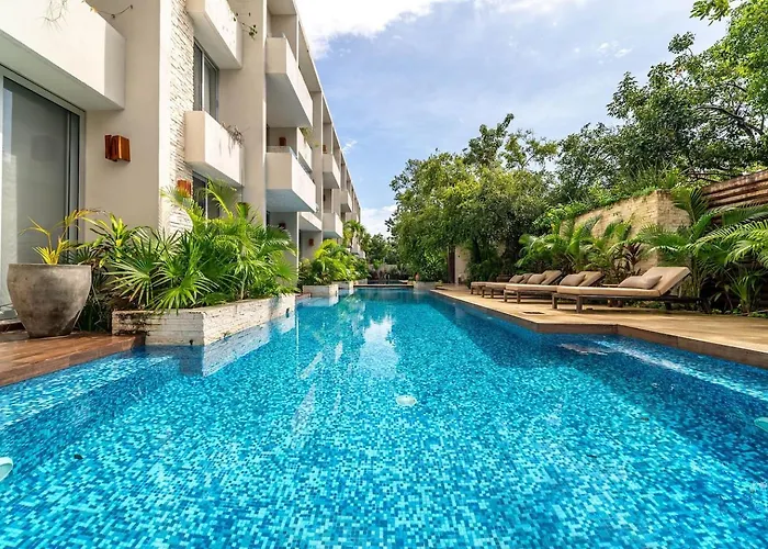 Hébergement de vacances Lux 2br With Jungle Views, Pool, Gym At Nhoa *