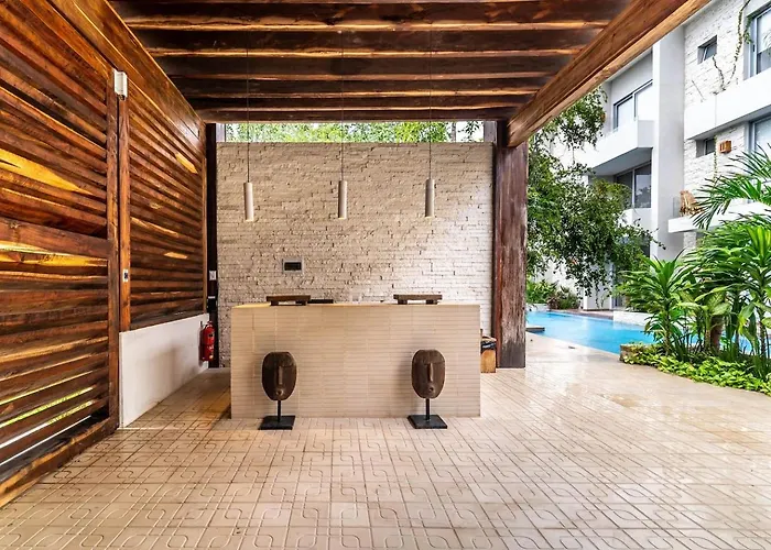 Lux 2br With Jungle Views, Pool, Gym At Nhoa Hébergement de vacances Tulum