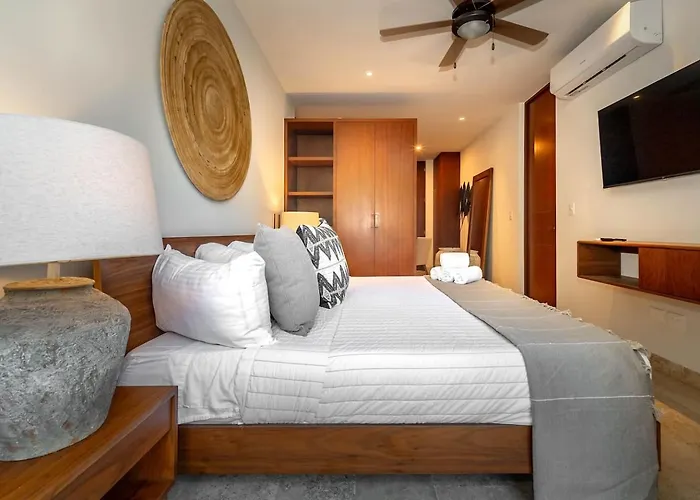 Hébergement de vacances Lux 2br With Jungle Views, Pool, Gym At Nhoa Tulum