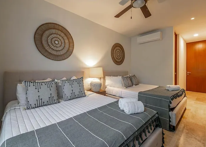 Lux 2br With Jungle Views, Pool, Gym At Nhoa Hébergement de vacances Tulum